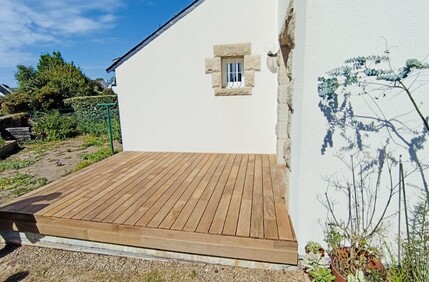 Terrasse en bois exotique Carnac