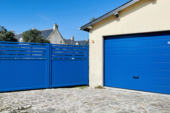 illustration de Portail et porte de garage à Quiberon 