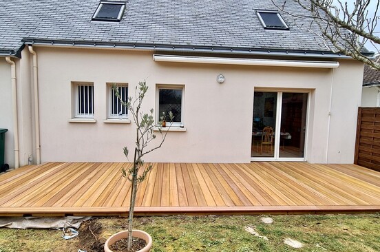 illustration de Terrasse en bois exotique à Le Pouliguen