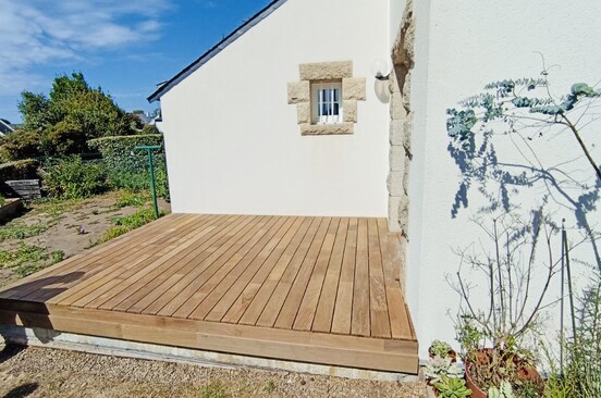 illustration de Terrasse en bois exotique Carnac